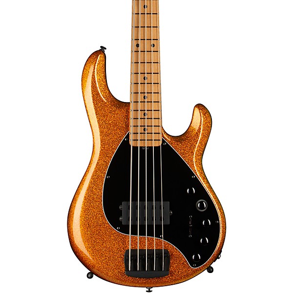 Ernie Ball Music Man DarkRay 5 H Ebony Fingerboard 5-String Electric Bass Gold Bar