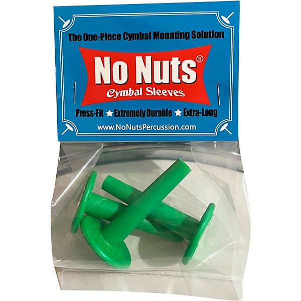 No Nuts Cymbal Sleeves 3-Pack Green