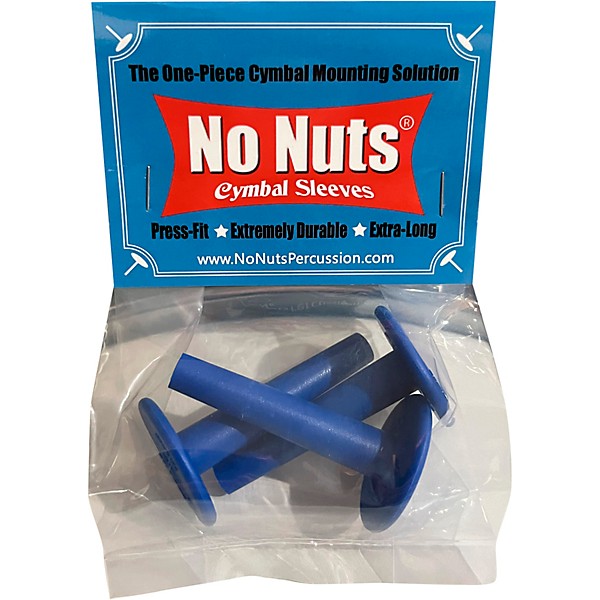 No Nuts Cymbal Sleeves 3-Pack Blue