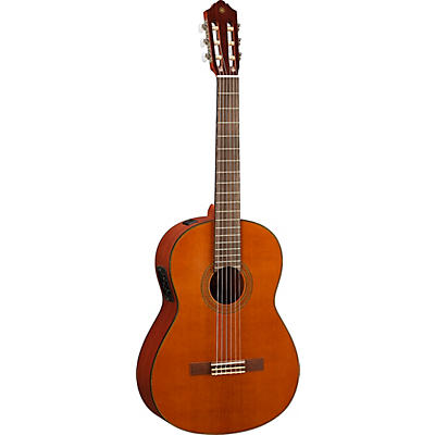 Yamaha Cgx122mc Cedar-Nato Classical Acoustic-Electric Guitar Natural for sale