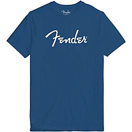 Fender Logo T-Shirt Medium Blue Fender Logo T-Shirt Small Blue