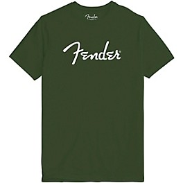 Fender Logo T-Shirt Large Green Fender Logo T-Shirt Medium Green