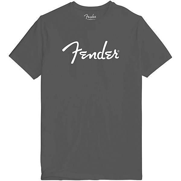 Fender Logo T-Shirt Large Grey