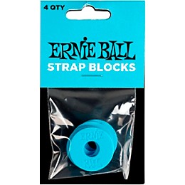 Ernie Ball Rubber Strap Block Extra Blue