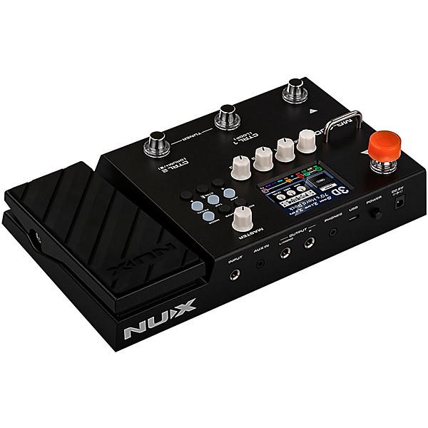 Open Box NUX MG-400 Dual DSP Modeling Guitar and Bass Effect Processor Pedal Level 1 Black