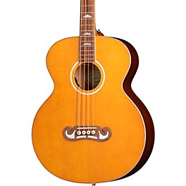 Epiphone J-200 Studio Sitka Spru... Epiphone J-200 Studio Sitka Spruce-Mahogany Acoustic-Electric Bass Guitar Antique Natural