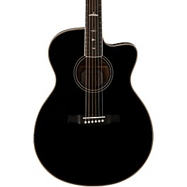 PRS SE A20E All-Mahogany Acoustic-Electric Guitar Black