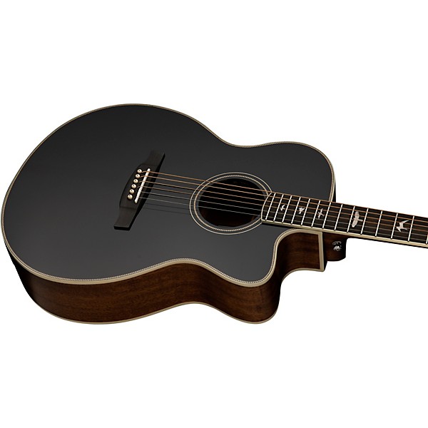 PRS SE A20E All-Mahogany Acoustic-Electric Guitar Black