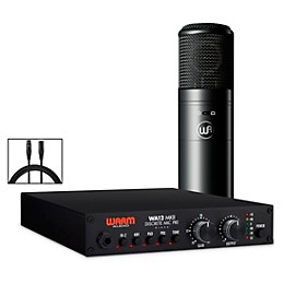 Warm Audio Recording Bundle With WA12-MKII Mic Pre, WA-8000 Condenser Microphone and Premier XLR 15' Mic Cable