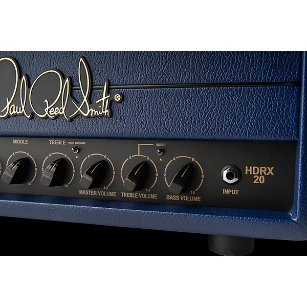 PRS HDRX 20 20W Tube Guitar Amp Head - Indigo Blue