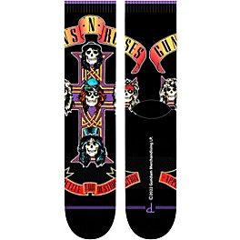 Perri's Guns and Roses Crew Socks Black