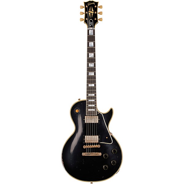 Gibson Custom M2M Murphy Lab 1957 Les Paul Custom Heavy Aged Electric Guitar Ebony