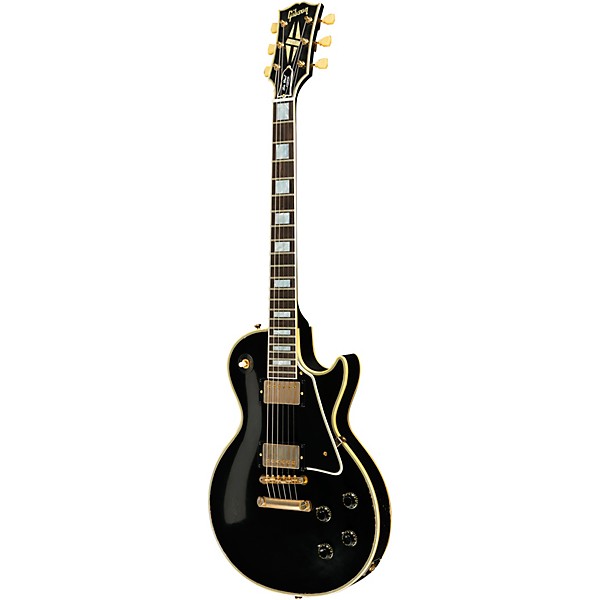 Gibson Custom M2M Murphy Lab 1957 Les Paul Custom Heavy Aged Electric Guitar Ebony