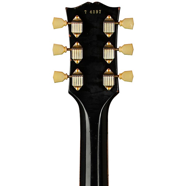 Gibson Custom M2M Murphy Lab 1957 Les Paul Custom 3-Pickup Heavy Aged Electric Guitar Ebony