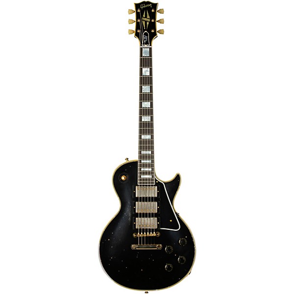 Gibson Custom M2M Murphy Lab 1957 Les Paul Custom 3-Pickup Heavy Aged Electric Guitar Ebony