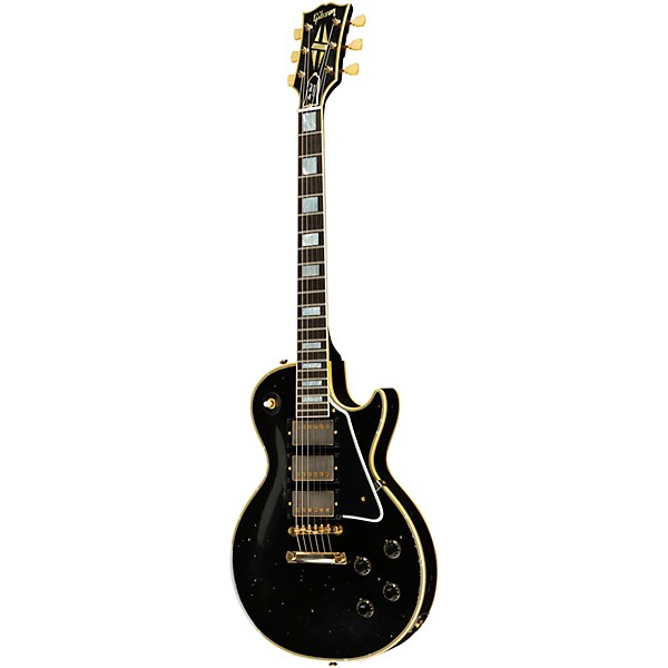 Gibson Custom M2M Murphy Lab 1957 Les Paul Custom 3-Pickup Heavy Aged Electric Guitar Ebony