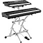 Gibraltar GKS-DBKT88 Double KeyTree 2-Tier Keyboard Stand Chrome