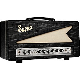 Supro Royale 50W Guitar Tube Amp Head Black Scandia