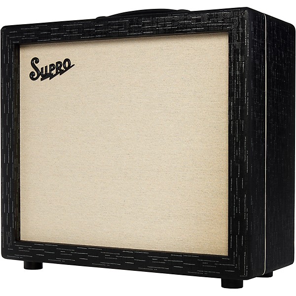 Supro Royale 1x12 Extension 75W Guitar Cabinet Black Scandia