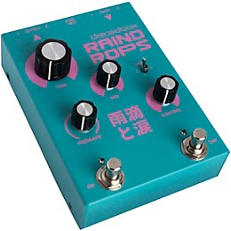 Dreadbox Raindrops 1000ms Modulated Pitch Shifting Lush Stereo Reverberated Delay Effects Pedal Teal