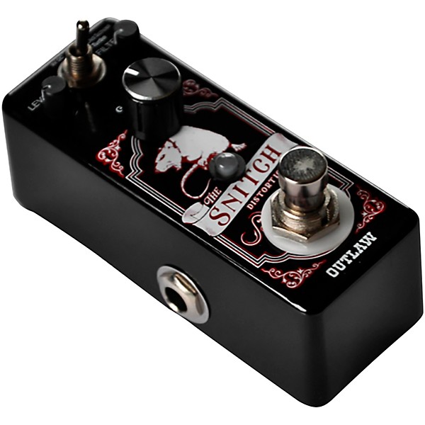 Outlaw Effects The Snitch 2-Mode Distortion Effects Pedal Black