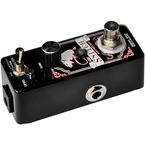 Outlaw Effects The Snitch 2-Mode Distortion Effects Pedal Black
