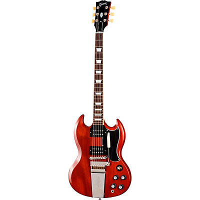 Gibson Sg Standard '61 Faded Maestro Vibrola Electric Guitar Vintage Cherry for sale