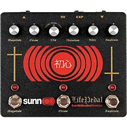 EarthQuaker Devices Sunn O))) Life Pedal V3 Distortion/Bendable Analog Octave Up/Booster Effects Pedal Black