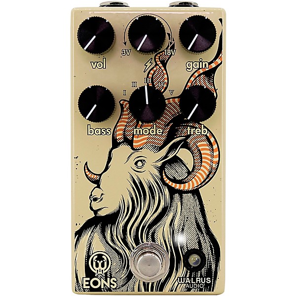 Walrus Audio Eons Five-State Fuzz Effects Pedal Cream