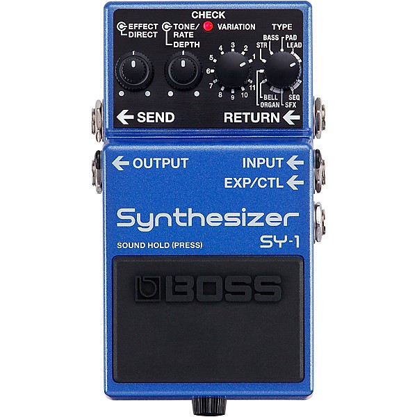 BOSS SY-1 Synthesizer Effects Pedal with Free BIC-25A Cable