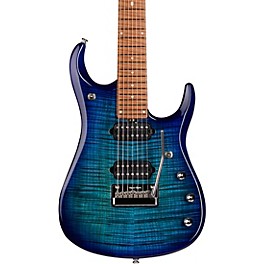 Ernie Ball Music Man JP15 7 7-String Flamed Maple Top Electric Guitar Cerulean Paradise