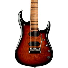 Ernie Ball Music Man JP15 7 7-String Flamed Maple Top Electric Guitar Tiger Eye