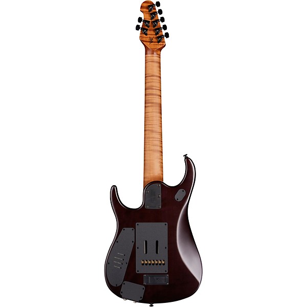 Ernie Ball Music Man JP15 7 7-String Flamed Maple Top Electric Guitar Transparent Black