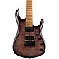 Ernie Ball Music Man JP15 7 7-String Flamed Maple Top Electric Guitar Transparent Black thumbnail