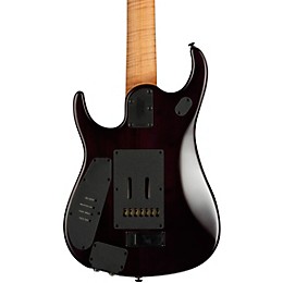 Ernie Ball Music Man JP15 7 7-String Flamed Maple Top Electric Guitar Transparent Black