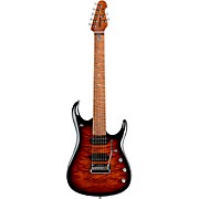 Ernie Ball Music Man Jp15 7 7-String Quilted Maple Top Electric Guitar Tiger Eye for sale