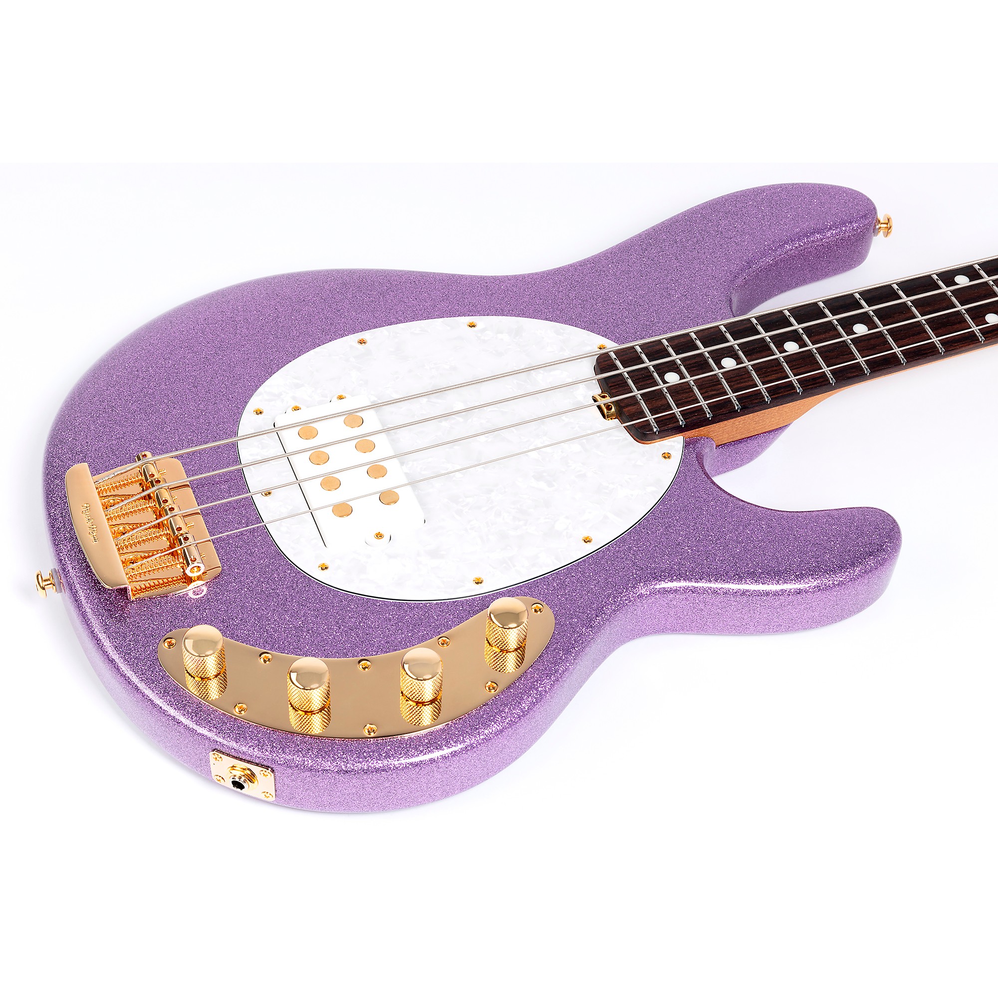 Open Box Ernie Ball Music Man Amethyst Sparkle 197881185657