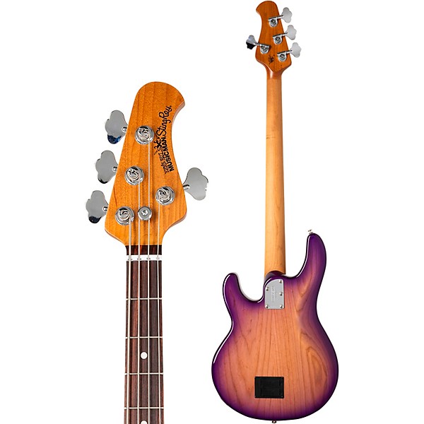 Ernie Ball Music Man StingRay Special H Electric Bass Guitar Purple Sunset