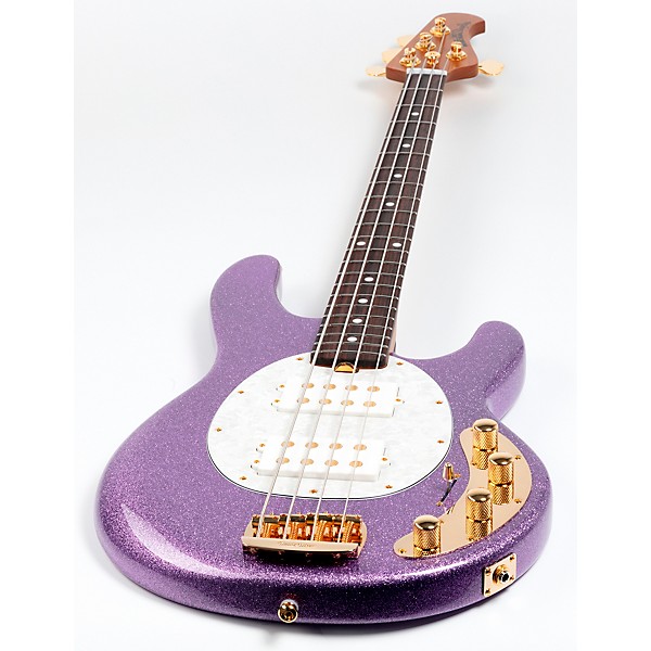Ernie Ball Music Man StingRay Special HH Electric Bass Guitar Amethyst Sparkle