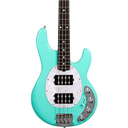 Ernie Ball Music Man StingRay Special HH Electr... Ernie Ball Music Man StingRay Special HH Electric Bass Guitar Laguna Green