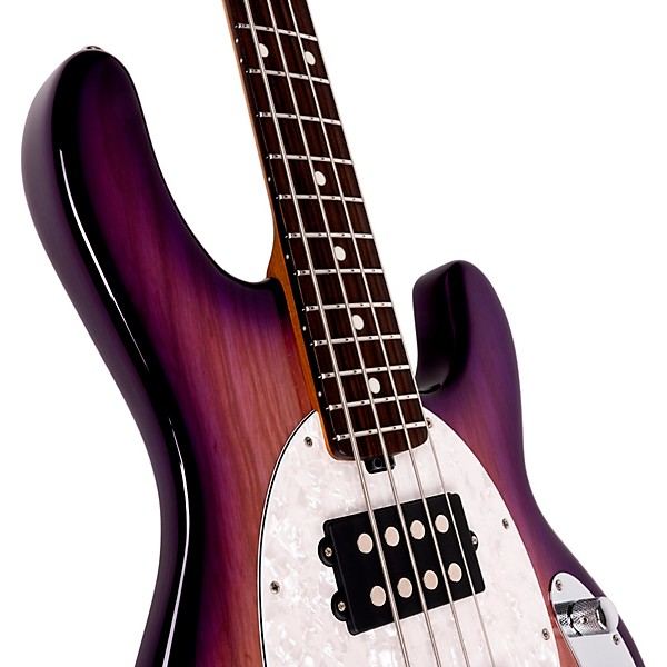 Ernie Ball Music Man StingRay Special HH Electric Bass Guitar Purple Sunset