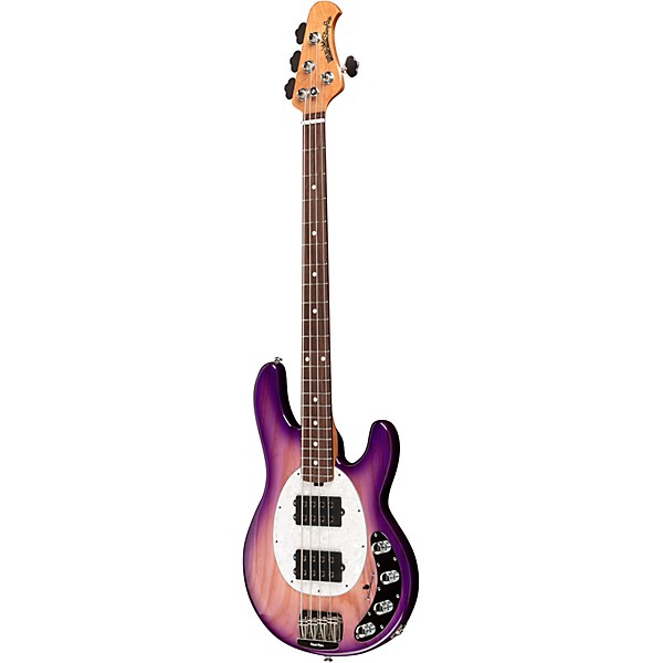 Ernie Ball Music Man StingRay Special HH Electric Bass Guitar Purple Sunset