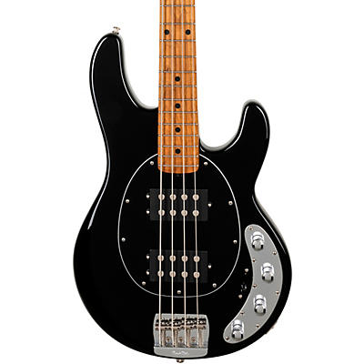 Ernie Ball Music Man Stingray Special Hh Electric Bass Guitar Black And Chrome for sale