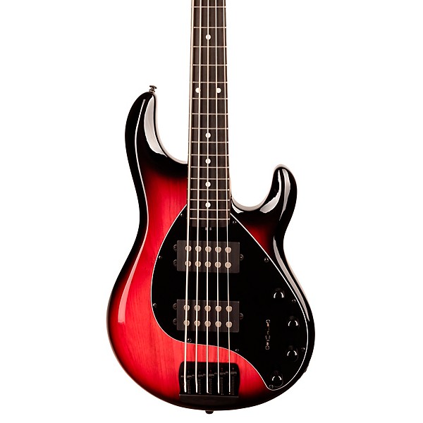 Ernie Ball Music Man StingRay5 Special HH 5-String Electric Bass Guitar Raspberry Burst