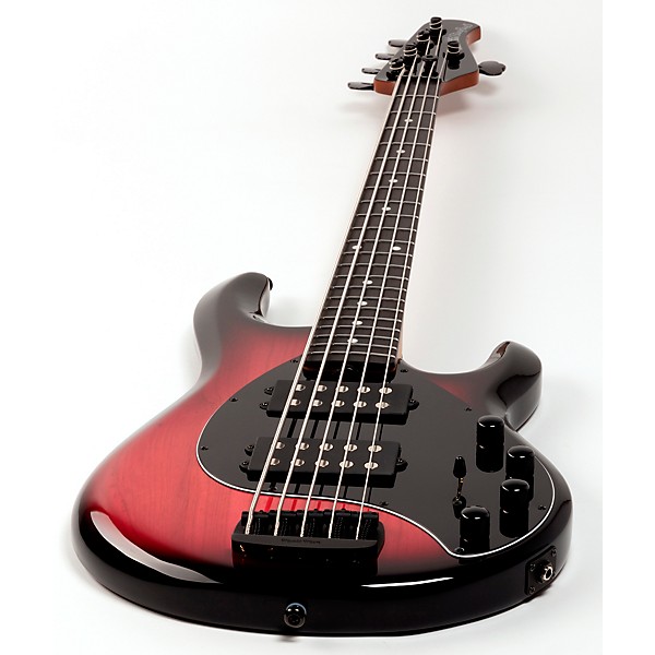 Ernie Ball Music Man StingRay5 Special HH 5-String Electric Bass Guitar Raspberry Burst