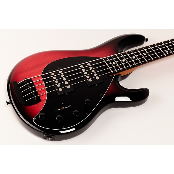 Ernie Ball Music Man StingRay5 Special HH 5-String Electric Bass Guitar Raspberry Burst