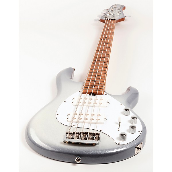 Ernie Ball Music Man StingRay5 Special HH 5-String Electric Bass Guitar Snowy Night