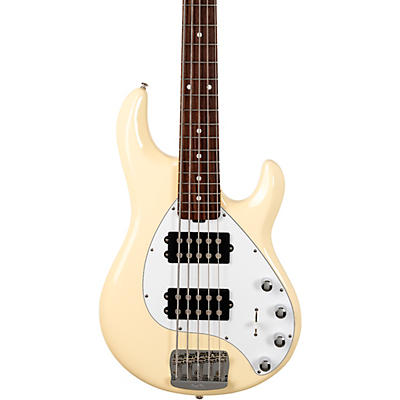 Ernie Ball Music Man Stingray5 Special Hh 5-String Electric Bass Guitar Buttercream for sale