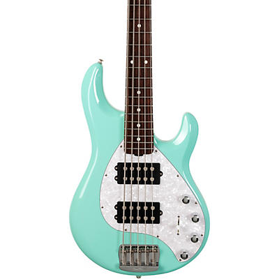 Ernie Ball Music Man Stingray5 Special Hh 5-String Electric Bass Guitar Laguna Green for sale