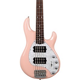 Ernie Ball Music Man StingRay5 Special... Ernie Ball Music Man StingRay5 Special HH 5-String Electric Bass Guitar Pueblo Pink